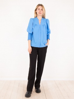 Neo Noir Camisa Solid Blouse